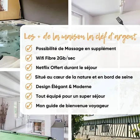 Maison à Avec Jacuzzi Pour 8 Pers. - Api-1-52-635 Camping